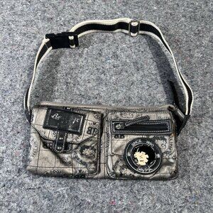 plaid deadstock betty boop belt bag